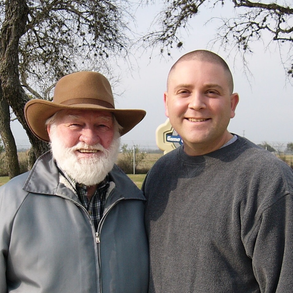 Grampa and me. February 2005